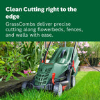 Bosch Corded Lawnmower UniversalRotak 34-410 (230 V, cutting width: 34 cm, 40-litre grass box, with GrassCombs)